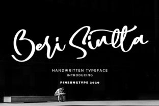 Beri Sintta: A Playful Script Font for Editors