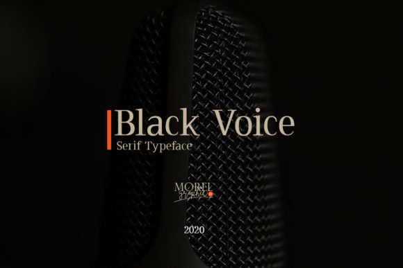 Black Voice: A Serif Font That Elevates Brand Identity
