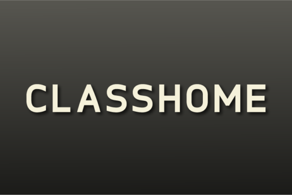 Classhome: The Minimal Sans Serif Font for Marketers