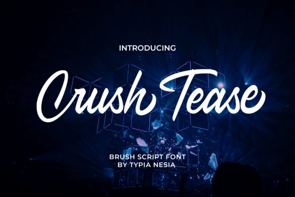 Crush Tease Font: Elegant Script for Crafters