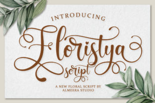 Floristya: A Playful Script Font for Web Design