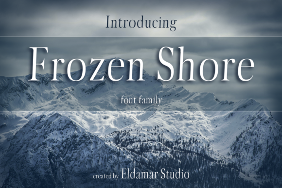 Frozen Shore: A Serif Font for Editorial Elegance