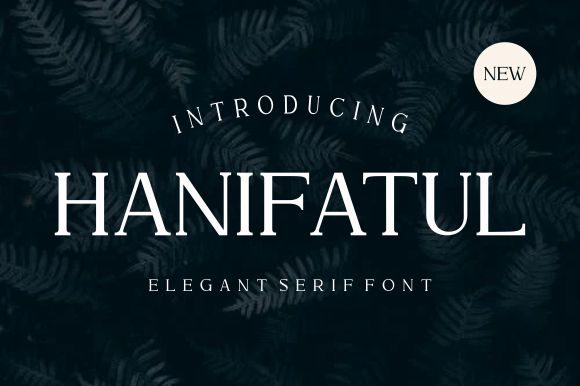 Hanifatul: A Serif Font for Digital Design