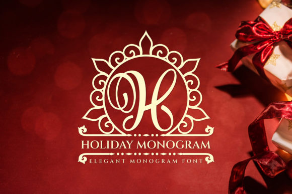 Holiday Monogram: The Elegant Handwritten Font for Marketers
