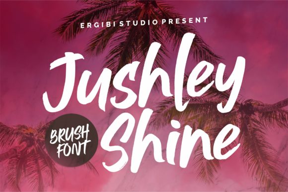 Jushley Shine: A Handwritten Font for Modern Brands