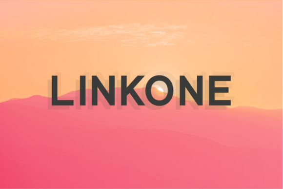 Linkone: A Minimal Sans Serif Font for Modern Editorial Design