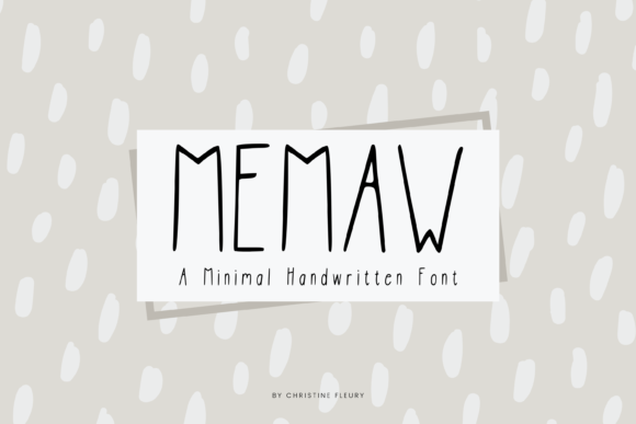 MeMaw: A Clean Sans Serif Font for Modern Web Design