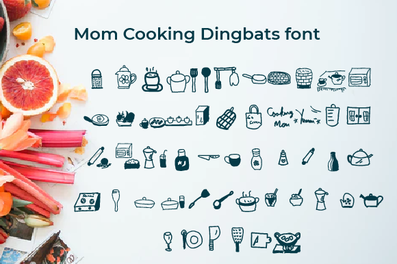Mom Cooking: A Whimsical Display Font for Web Design