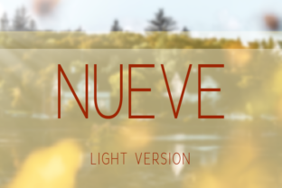 Nueve Light: The Typeface That Polished My Brand