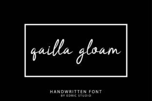 Qailla Gloam: A Script Font for Branding