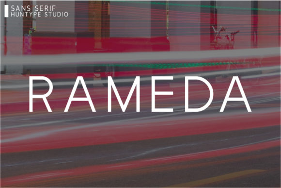 Rameda: A Modern Sans Serif Font for Small Business Branding