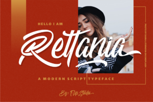 Rettania: A Playful Script Font for Elegant Branding