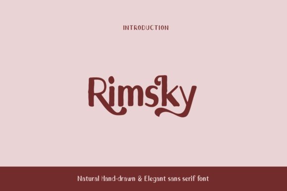 Rimsky: A Versatile Sans Serif Font for Editorial Design