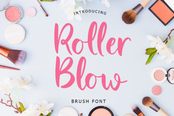 Roller Blow: A Handwritten Font for Branding