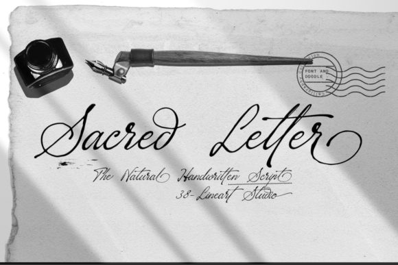 Sacred Letter Font for Elegant Web Design