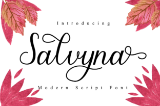 Salvyna: A Script Font for Polished Branding