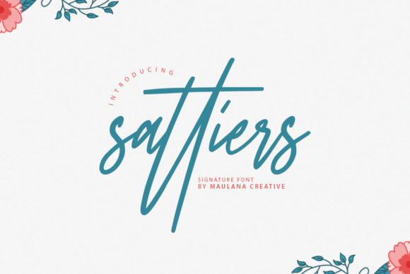 Sattiers Signature Font for Authentic Branding