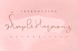 Simple Harmony Font for Modern Web Design