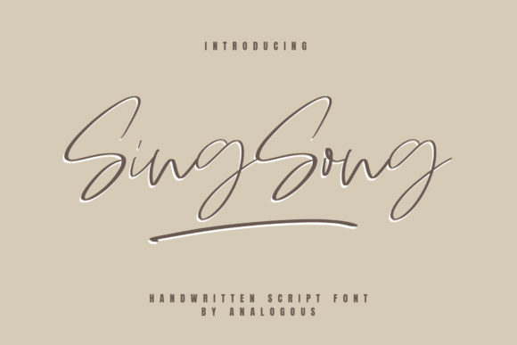 Sing Song: A Versatile Script Font for Web Design
