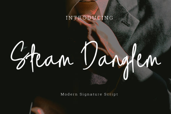 Steam Danglem: A Script Font for Elegant Branding