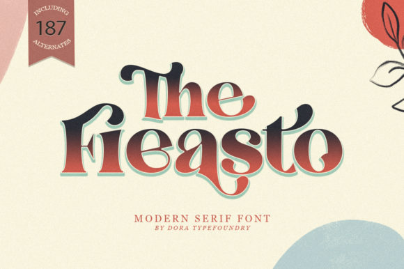 The Fieasto: A Serif Font for Editorial Design
