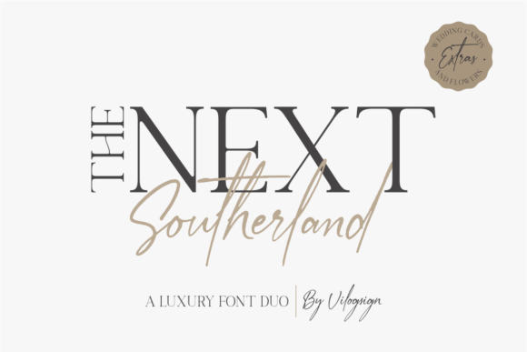 The Next Southerland: A Serif Font Duo for Elegant Branding